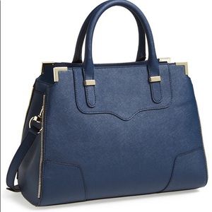Rebecca Minkoff Amorous Satchel in Navy
